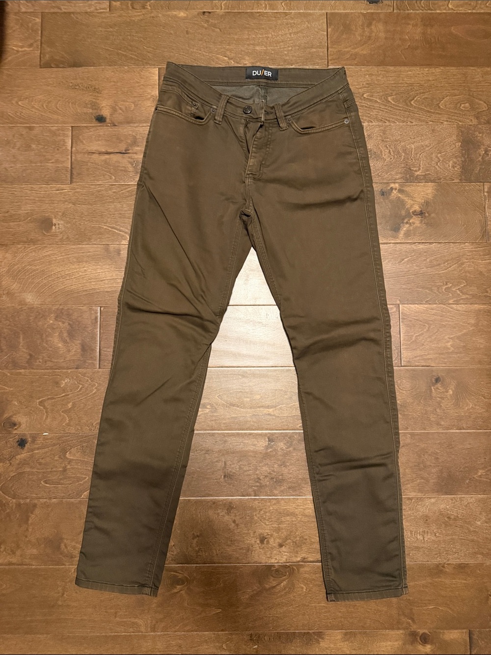 Du/er Duer slim fit olive pants